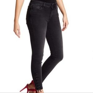 Mavi Adriana Lace-Up Skinny Jeans